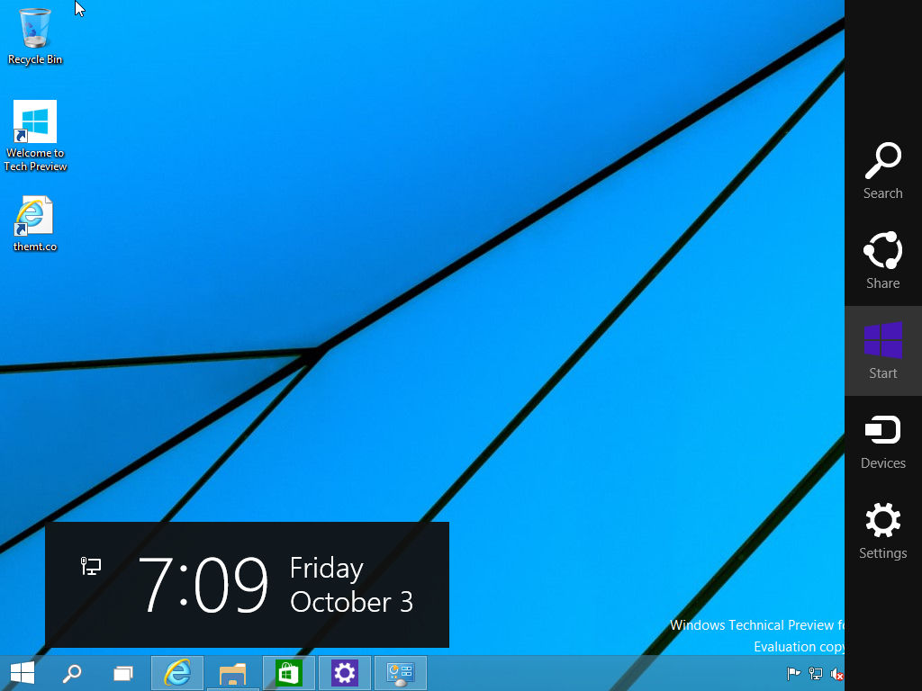 Windows 10 Right Bar Windows 10 Right Bar