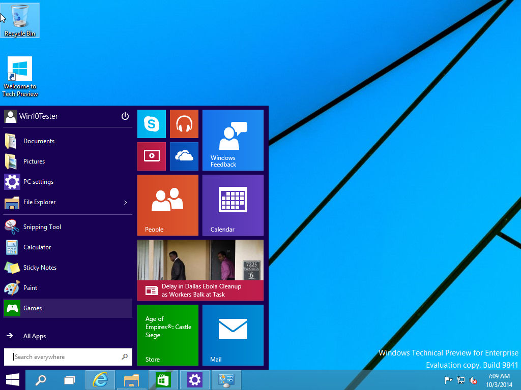 Windows 10 Start Menu Windows 10 Start Menu